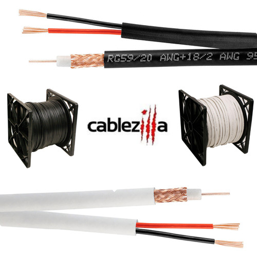 Rg59 siamese coax cable - rg59, 20awg